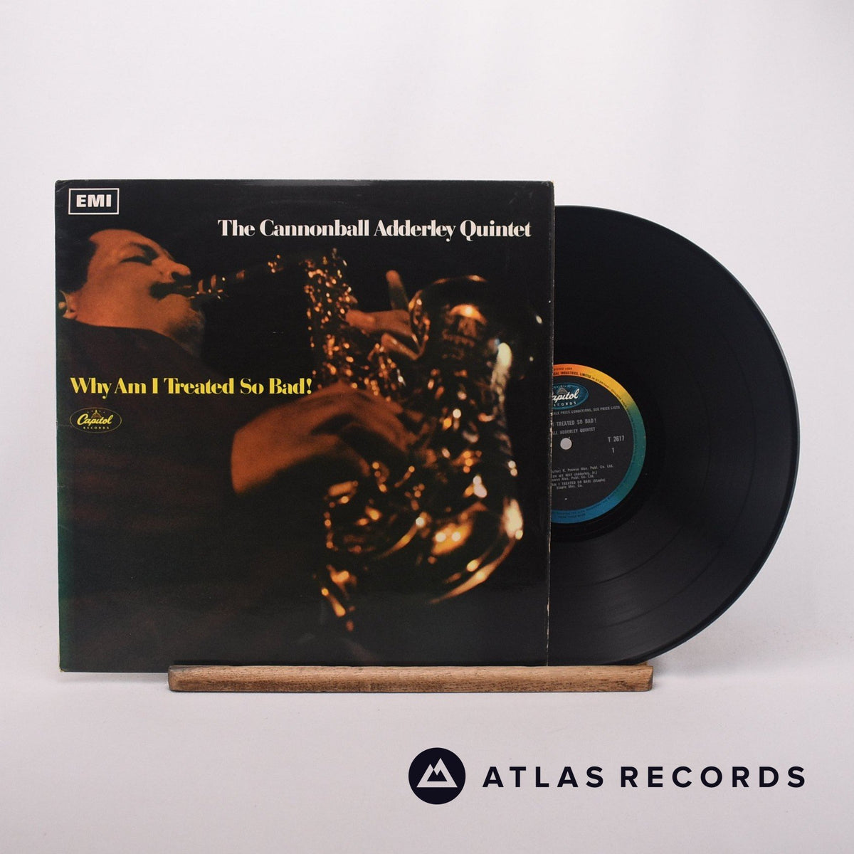 The Cannonball Adderley Quintet Why Am I Treated So Bad! LP Vinyl Record - Front Cover & Record