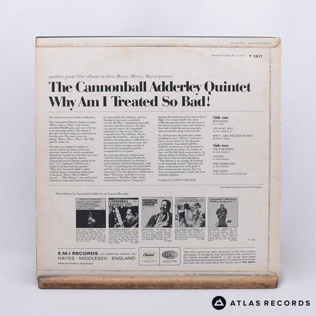 The Cannonball Adderley Quintet - Why Am I Treated So Bad! - LP Vinyl Record
