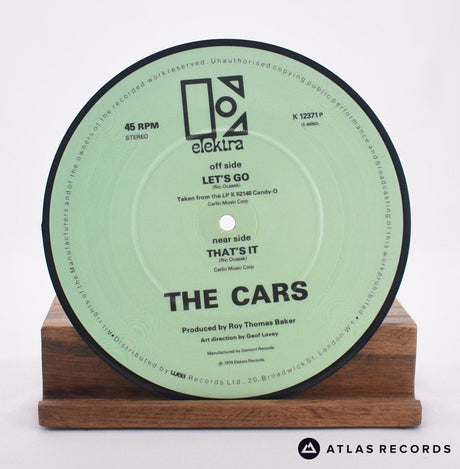 The Cars - Let's Go - Picture Disc 7" Vinyl Record - VG+