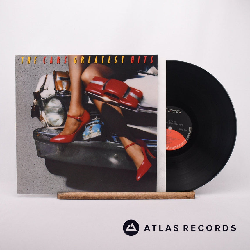 The Cars The Cars Greatest Hits LP Vinyl Record - Front Cover & Record