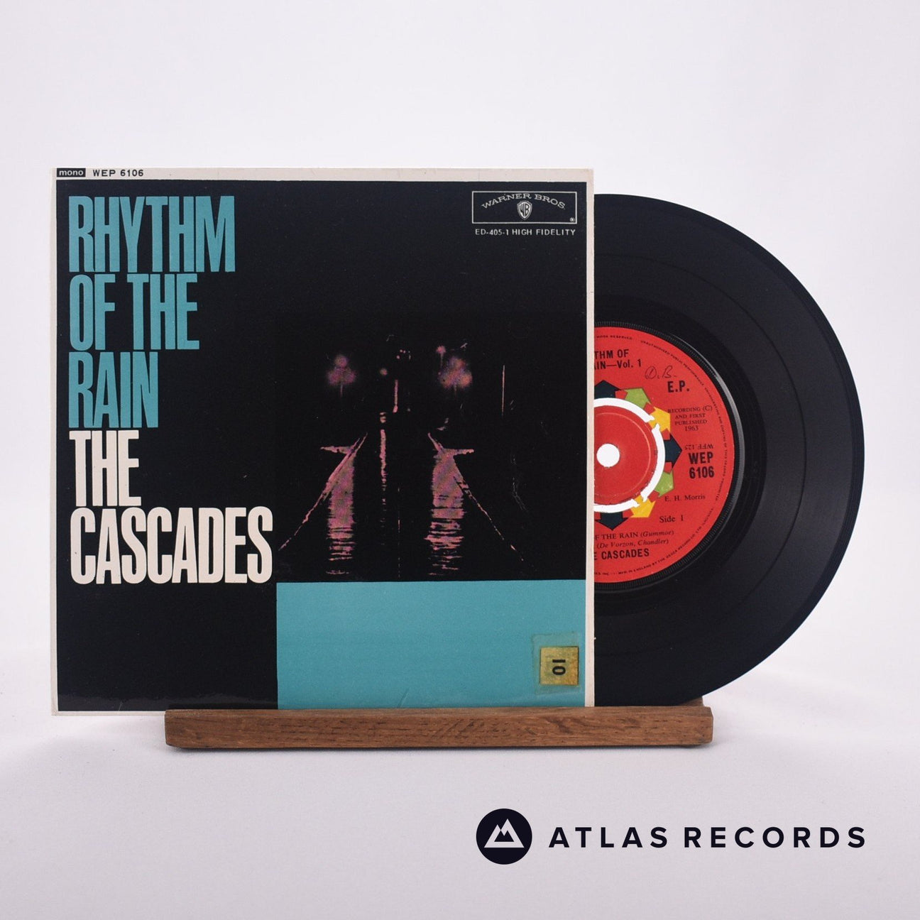 The Cascades Rhythm Of The Rain 7" Vinyl Record - Front Cover & Record