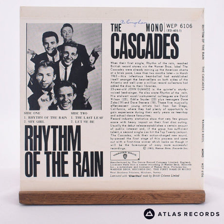 The Cascades - Rhythm Of The Rain - 7" EP Vinyl Record - EX/EX