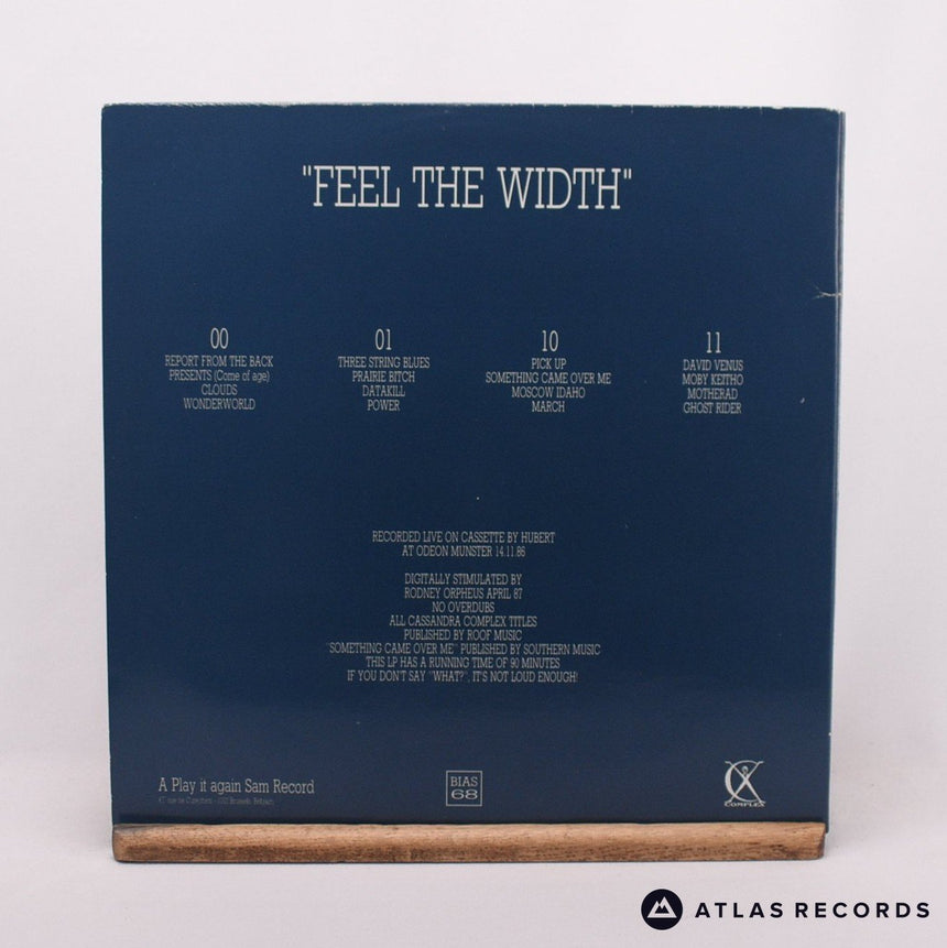 The Cassandra Complex - Feel The Width - 2 x LP Vinyl Record - EX/VG+