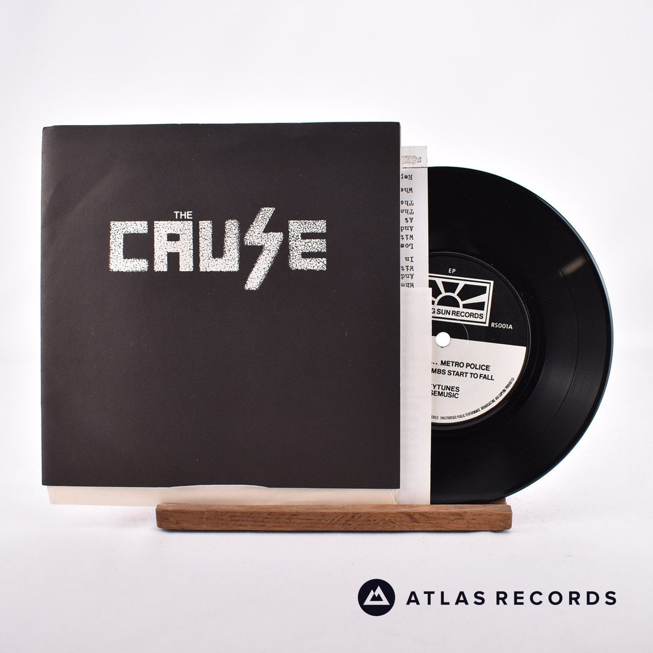 The Cause Metro Police 7" Vinyl Record - Front Cover & Record