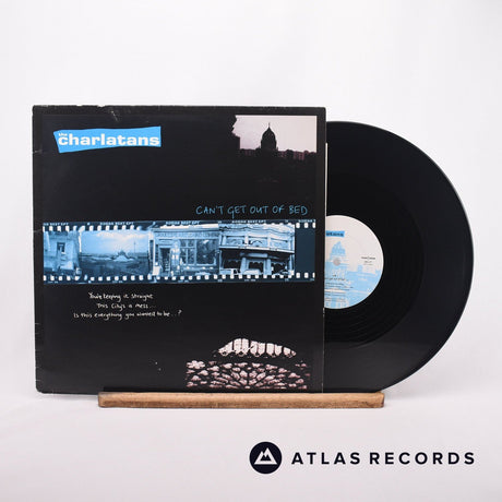 The Charlatans Can't Get Out Of Bed 12" Vinyl Record - Front Cover & Record