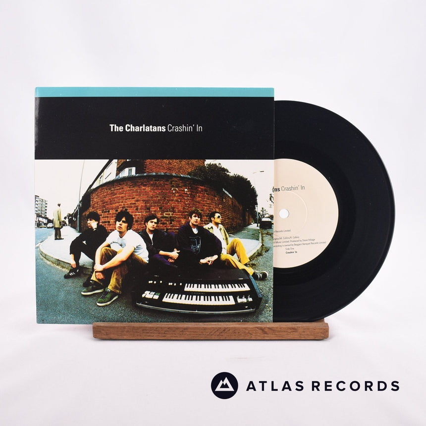 The Charlatans Crashin' In 7" Vinyl Record - Front Cover & Record