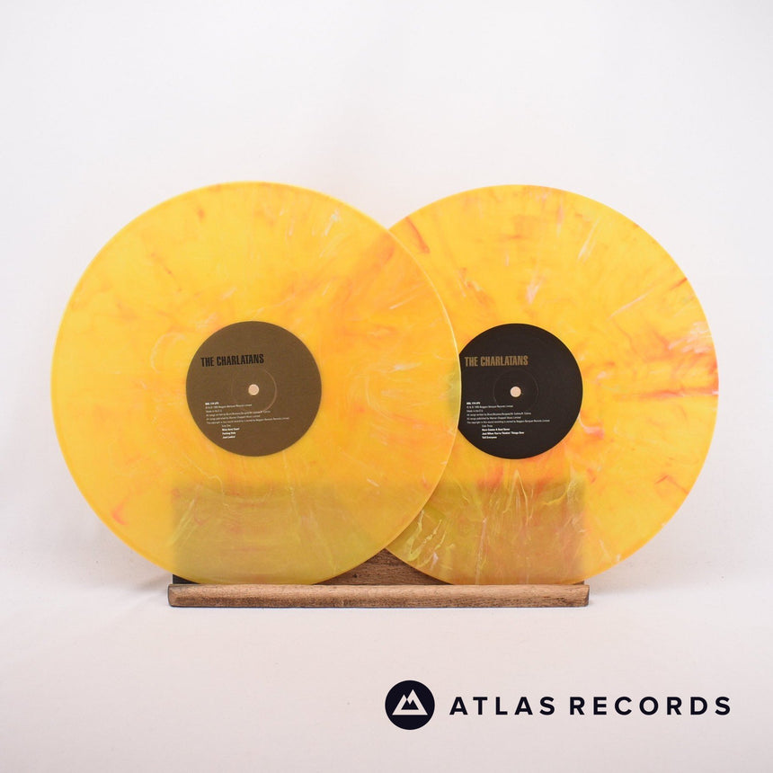 The Charlatans - The Charlatans - Yellow Marbled 2 x LP Vinyl Record - NM/NM