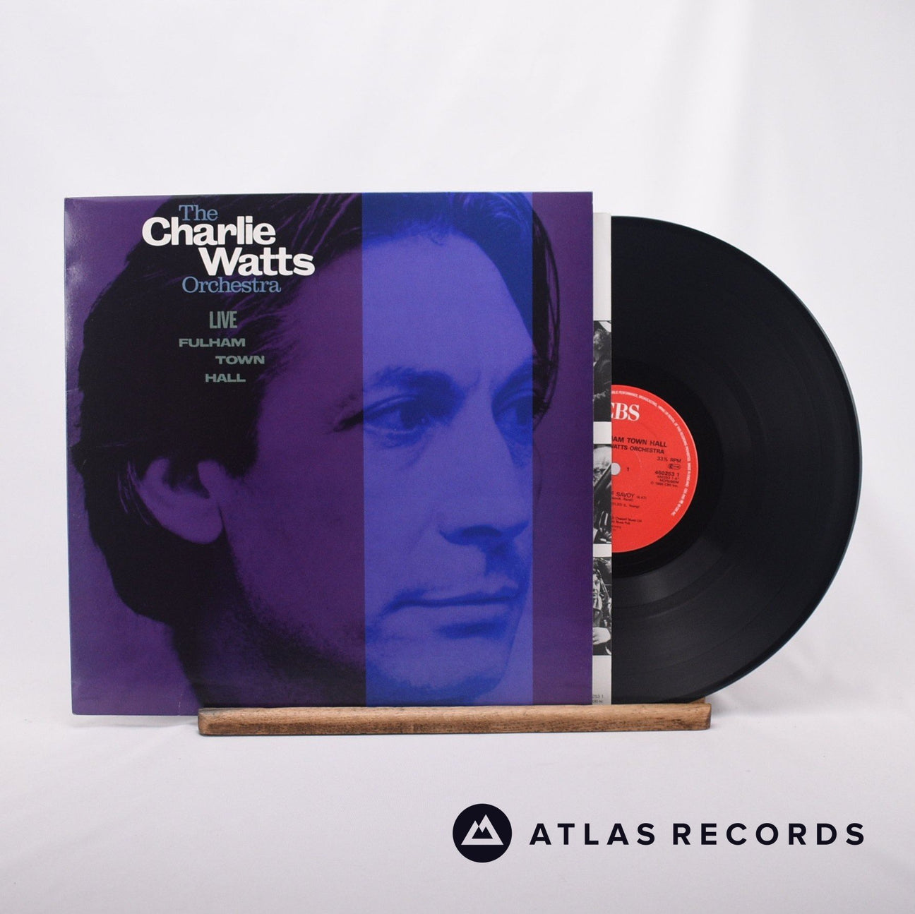 The Charlie Watts Orchestra Live At  Fulham Town Hall LP Vinyl Record - Front Cover & Record