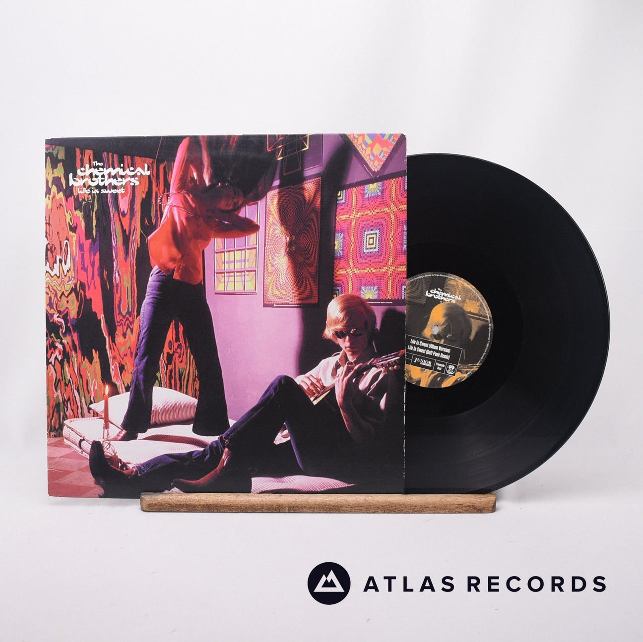 The Chemical Brothers Life Is Sweet 12" Vinyl Record - Front Cover & Record