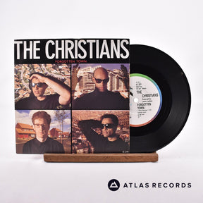 The Christians Forgotten Town 7" Vinyl Record - Front Cover & Record
