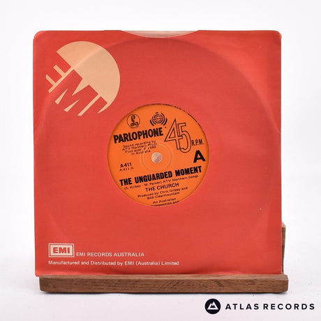 The Church The Unguarded Moment 7" Vinyl Record - Front Cover & Record