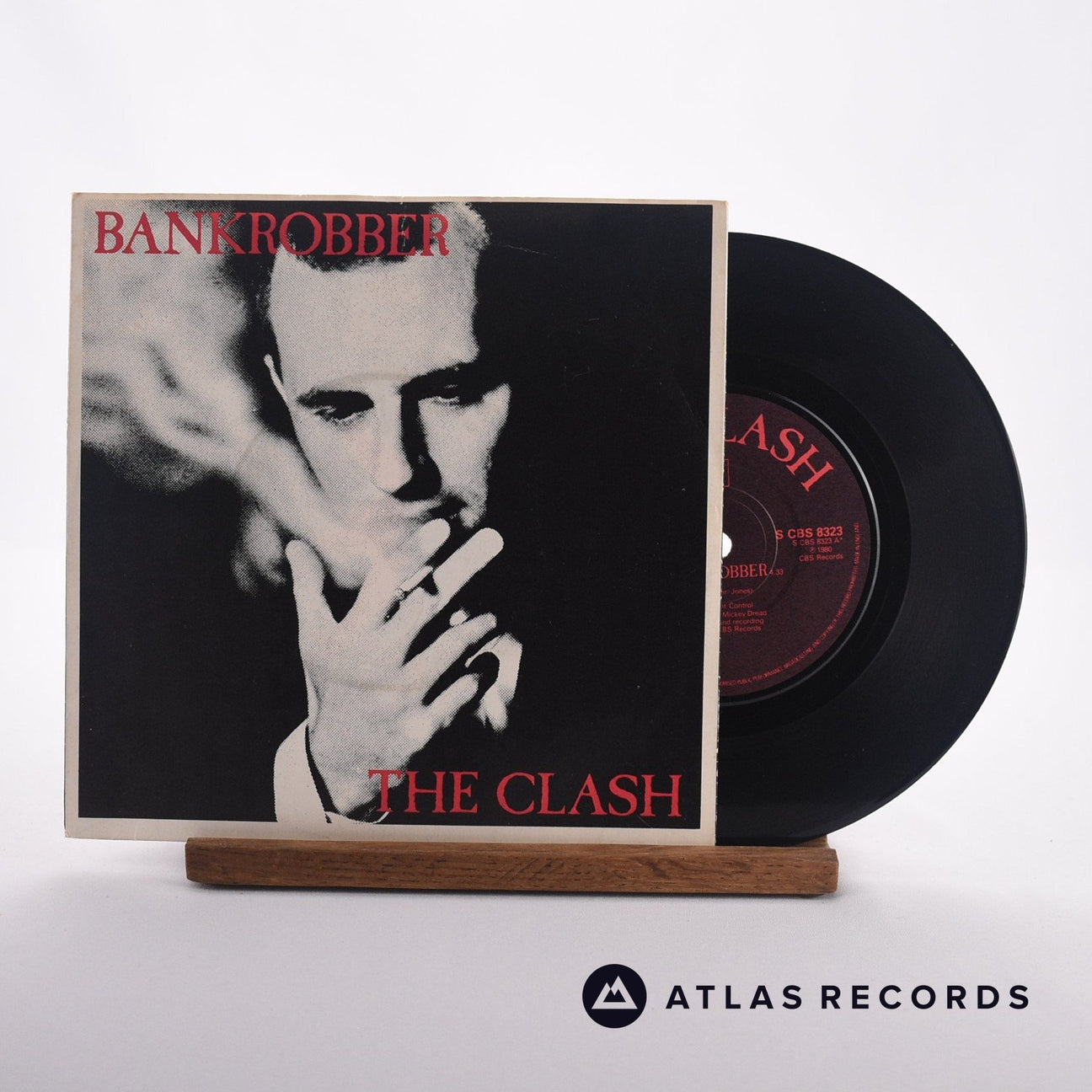 The Clash Bankrobber 7" Vinyl Record - Front Cover & Record