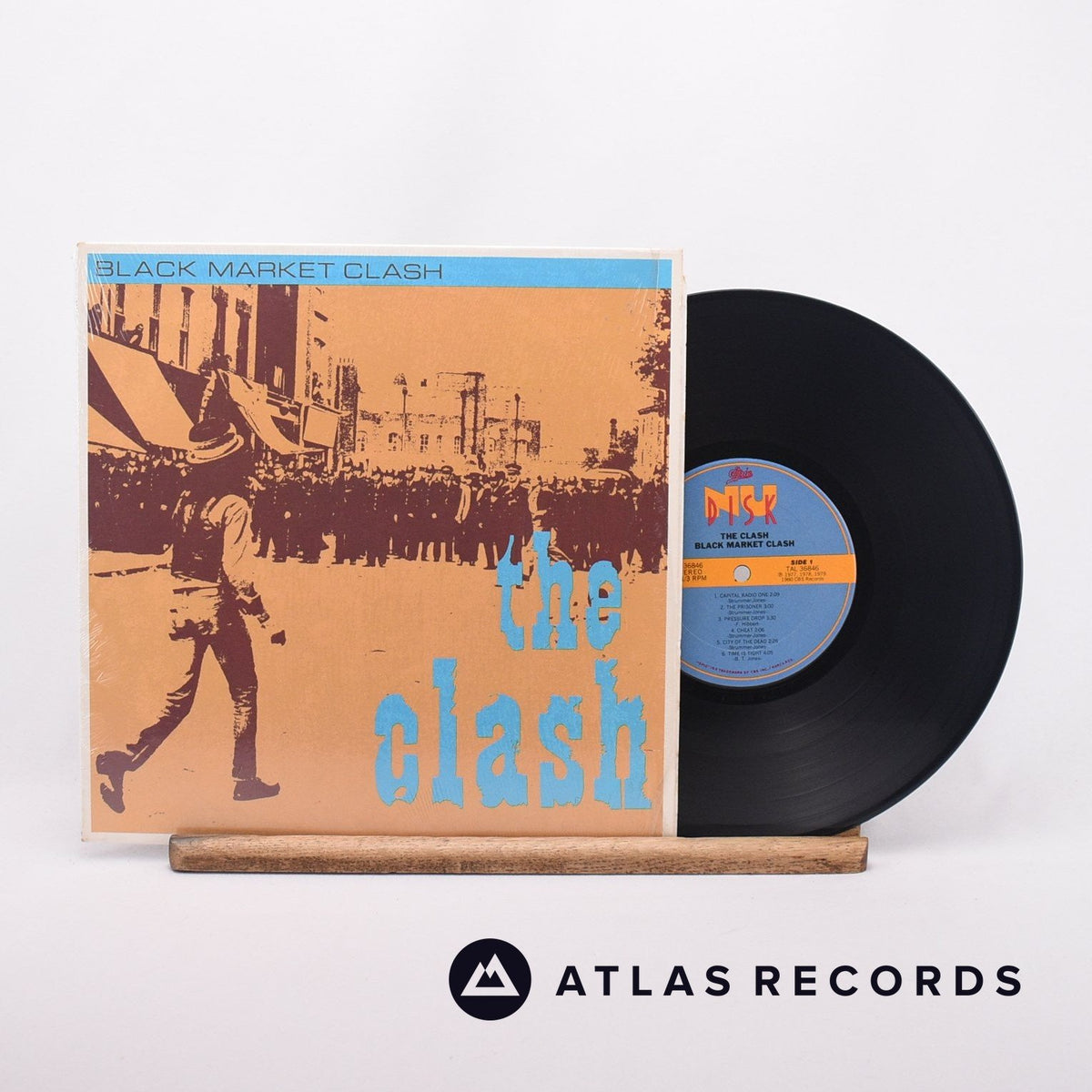 The Clash Black Market Clash 10" Vinyl Record - Front Cover & Record