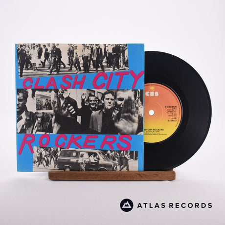 The Clash Clash City Rockers 7" Vinyl Record - Front Cover & Record