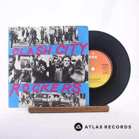 The Clash Clash City Rockers 7" Vinyl Record - Front Cover & Record