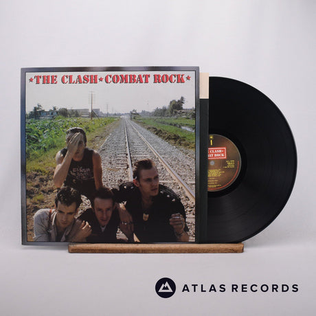 The Clash Combat Rock LP Vinyl Record - Front Cover & Record