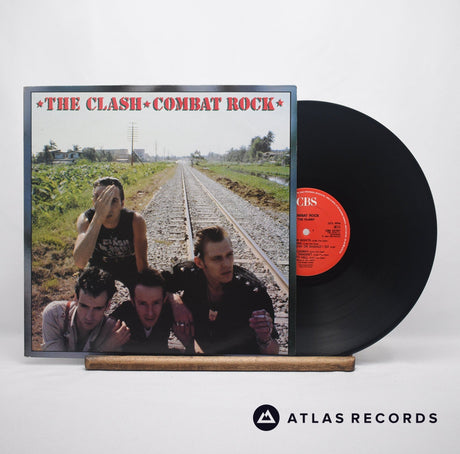 The Clash Combat Rock LP Vinyl Record - Front Cover & Record