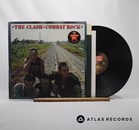 The Clash Combat Rock LP Vinyl Record - Front Cover & Record