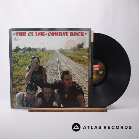 The Clash Combat Rock LP Vinyl Record - Front Cover & Record