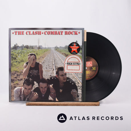 The Clash Combat Rock LP Vinyl Record - Front Cover & Record