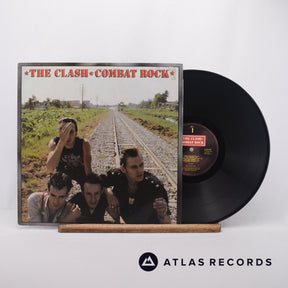 The Clash Combat Rock LP Vinyl Record - Front Cover & Record
