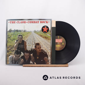The Clash Combat Rock LP Vinyl Record - Front Cover & Record