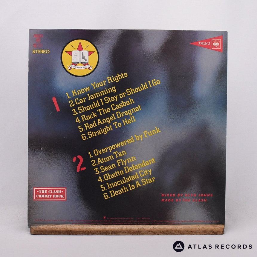 The Clash - Combat Rock - A-3 B3 LP Vinyl Record - EX/EX