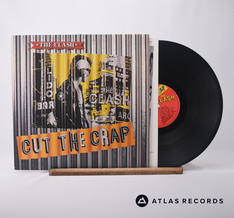 The Clash Cut The Crap LP Vinyl Record - Front Cover & Record