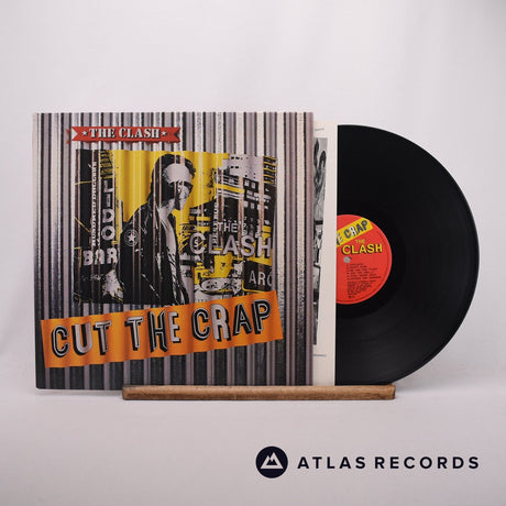 The Clash Cut The Crap LP Vinyl Record - Front Cover & Record