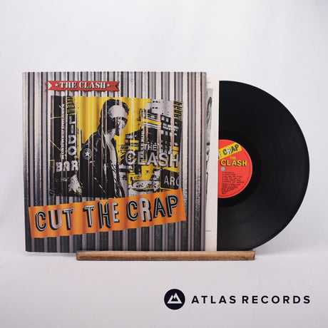 The Clash Cut The Crap LP Vinyl Record - Front Cover & Record