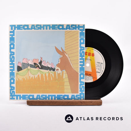 The Clash English Civil War 7" Vinyl Record - Front Cover & Record
