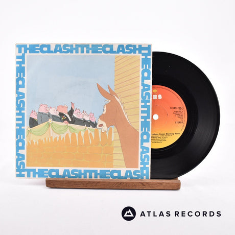The Clash English Civil War 7" Vinyl Record - Front Cover & Record