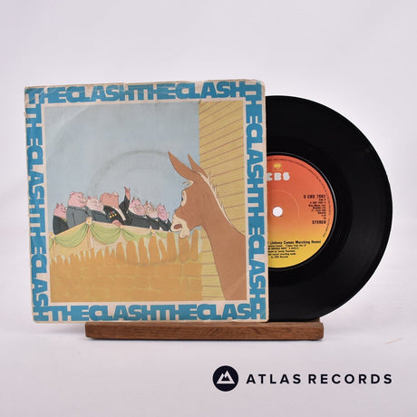 The Clash English Civil War 7" Vinyl Record - Front Cover & Record