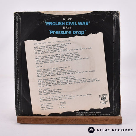 The Clash - English Civil War - 7" Vinyl Record - VG+/VG+