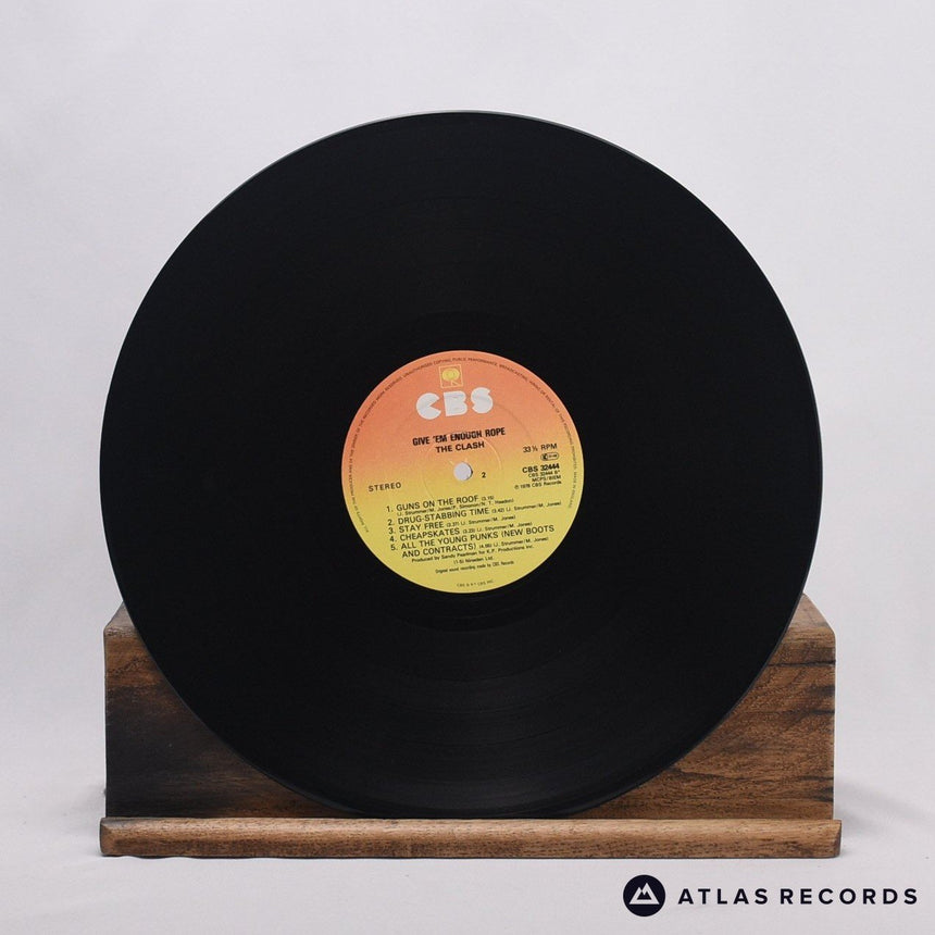 The Clash - Give 'Em Enough Rope - Reissue LP Vinyl Record - EX/EX