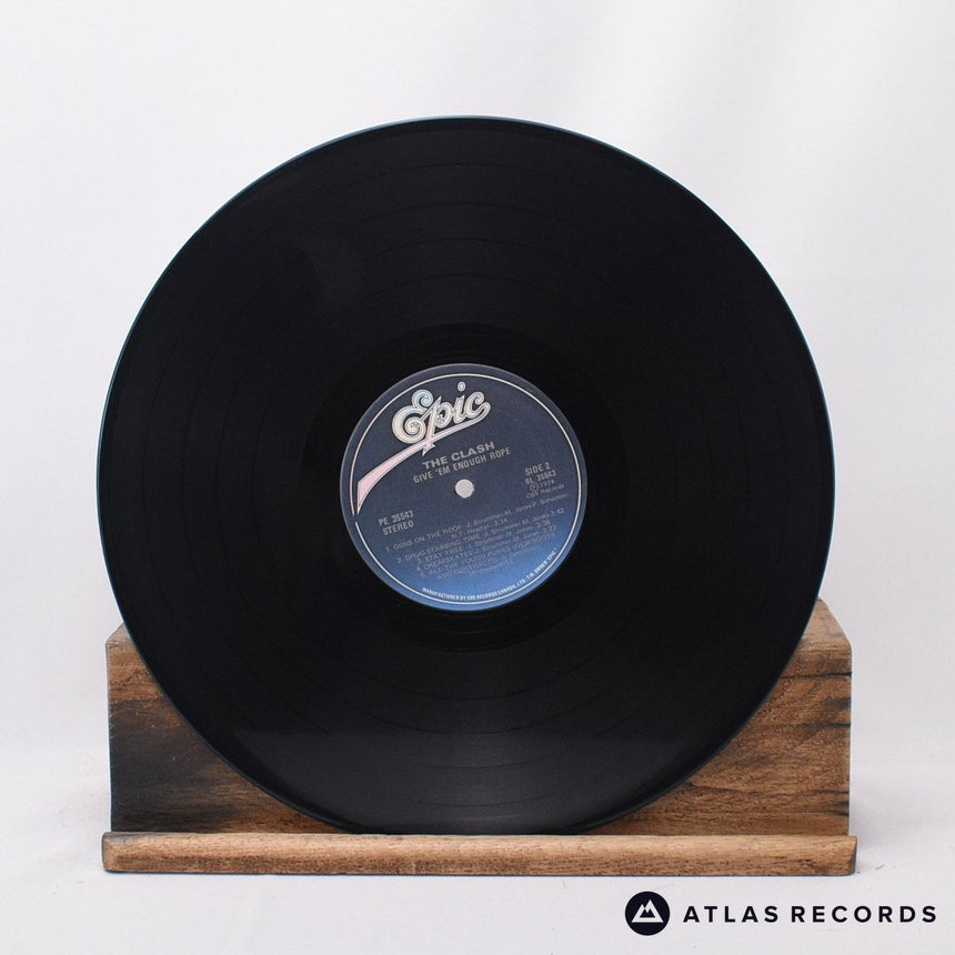 The Clash - Give 'Em Enough Rope - Repress Canada LP Vinyl Record - EX/EX