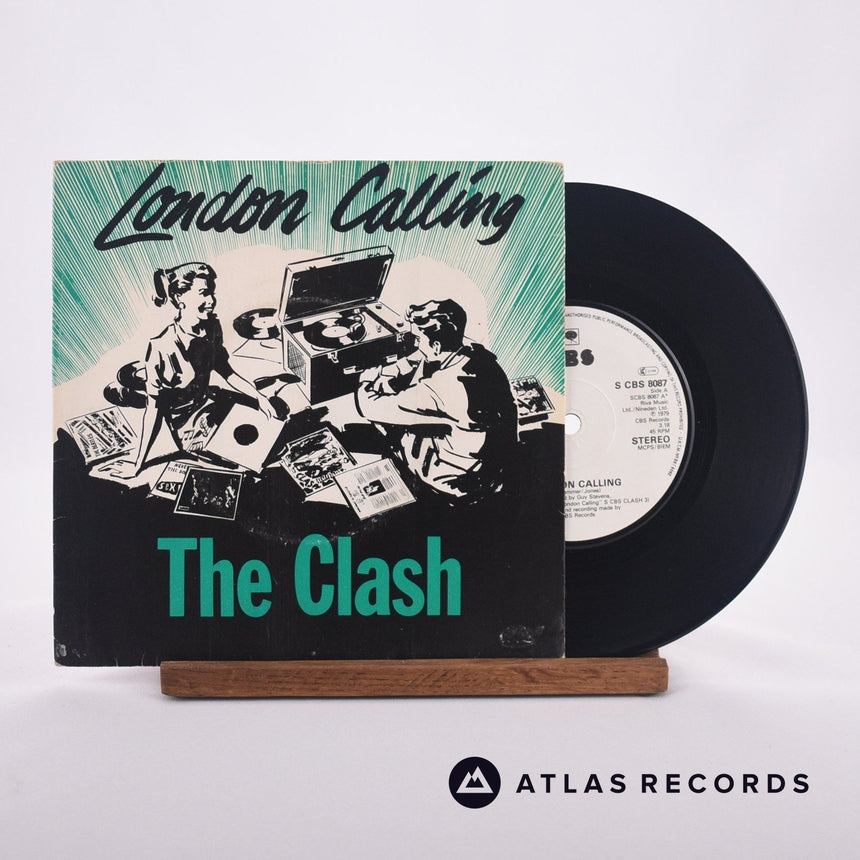 The Clash London Calling 7" Vinyl Record - Front Cover & Record