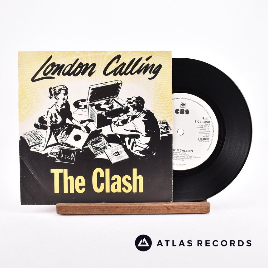 The Clash London Calling 7" Vinyl Record - Front Cover & Record