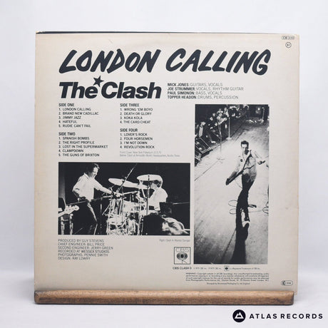 The Clash - London Calling - A-3 3B Double LP Vinyl Record - VG+/VG+