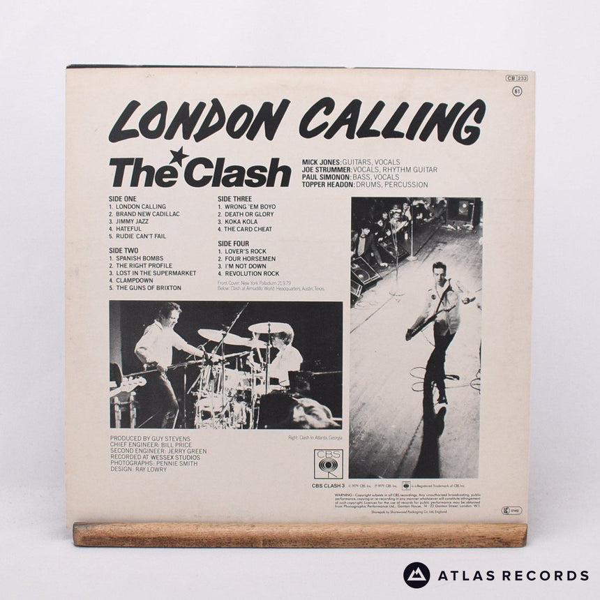 The Clash - London Calling - -3A -3B C-2 D-2 2 x LP Vinyl Record - EX/EX