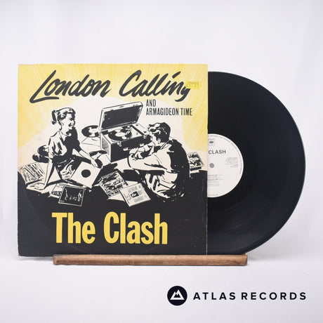 The Clash London Calling And Armagideon Time 12" Vinyl Record - Front Cover & Record