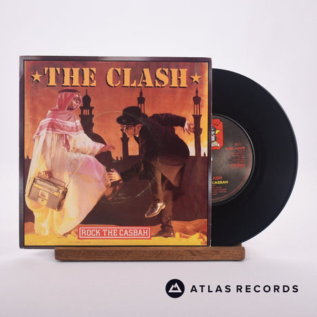 The Clash Rock The Casbah 7" Vinyl Record - Front Cover & Record