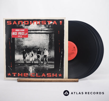 The Clash Sandinista! 3 x LP Vinyl Record - Front Cover & Record