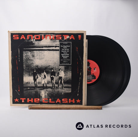 The Clash Sandinista! 3 x LP Vinyl Record - Front Cover & Record