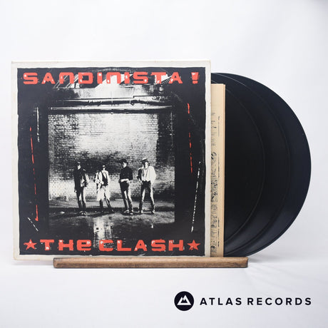 The Clash Sandinista! 3 x LP Vinyl Record - Front Cover & Record