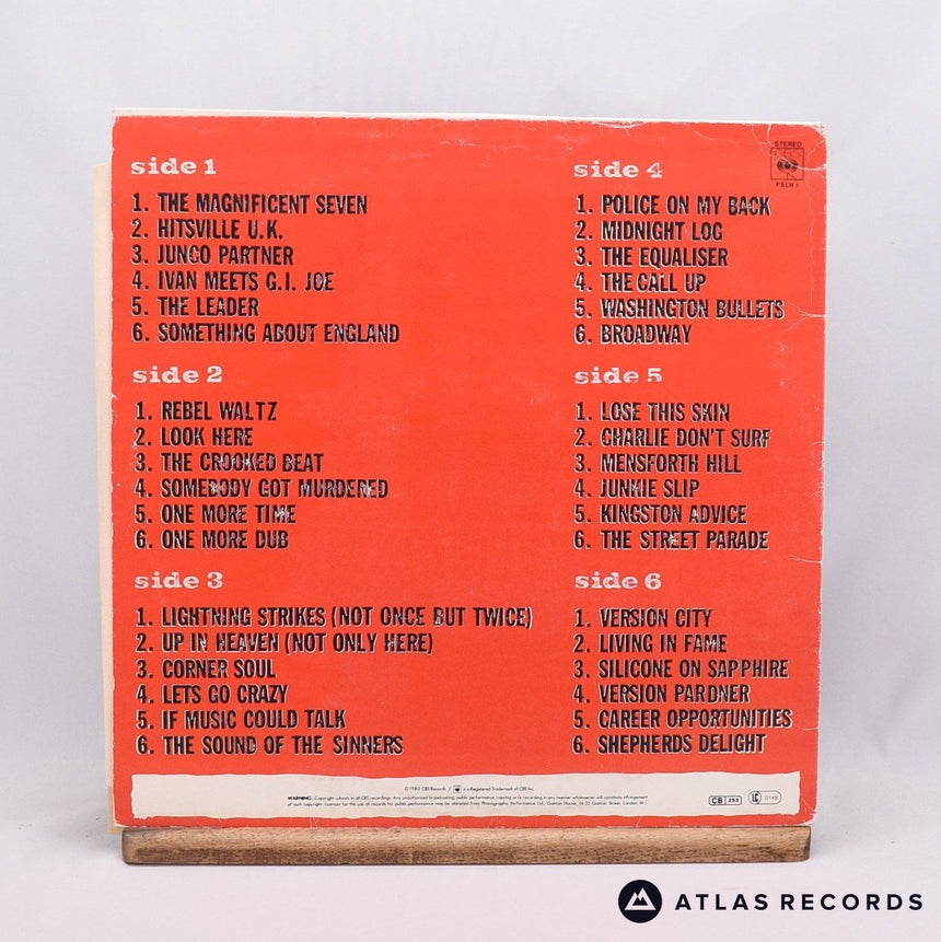 The Clash - Sandinista! - A4 B.3 C2 D.1 E2 F.3 3 x LP Vinyl Record - VG+/EX