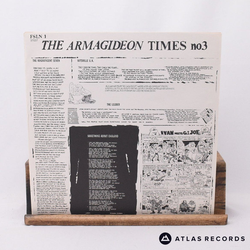 The Clash - Sandinista! - 1A 1H 1A 1D 1B 1A 3 x LP Vinyl Record - VG+/EX