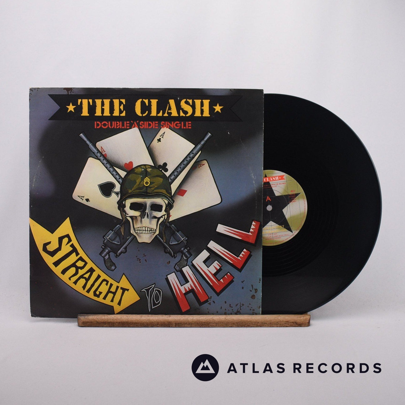 The Clash Should I Stay Or Should I Go 12" Vinyl Record - Front Cover & Record