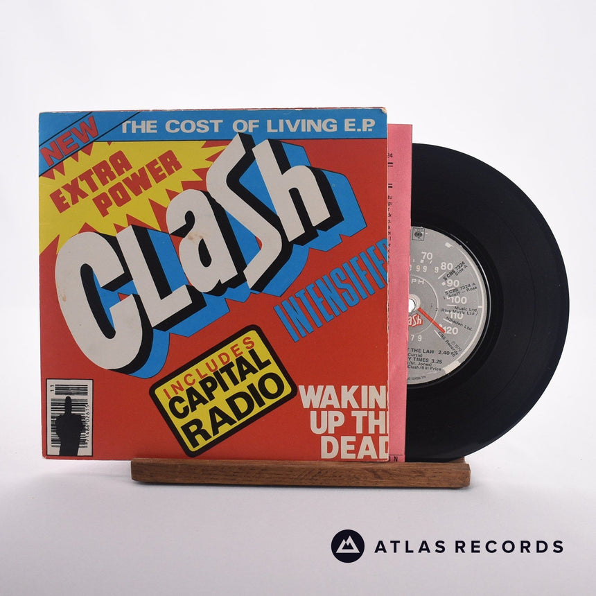 The Clash The Cost Of Living E.P. 7" Vinyl Record - Front Cover & Record