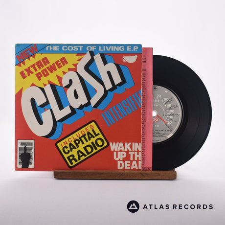 The Clash The Cost Of Living E.P. 7" Vinyl Record - Front Cover & Record